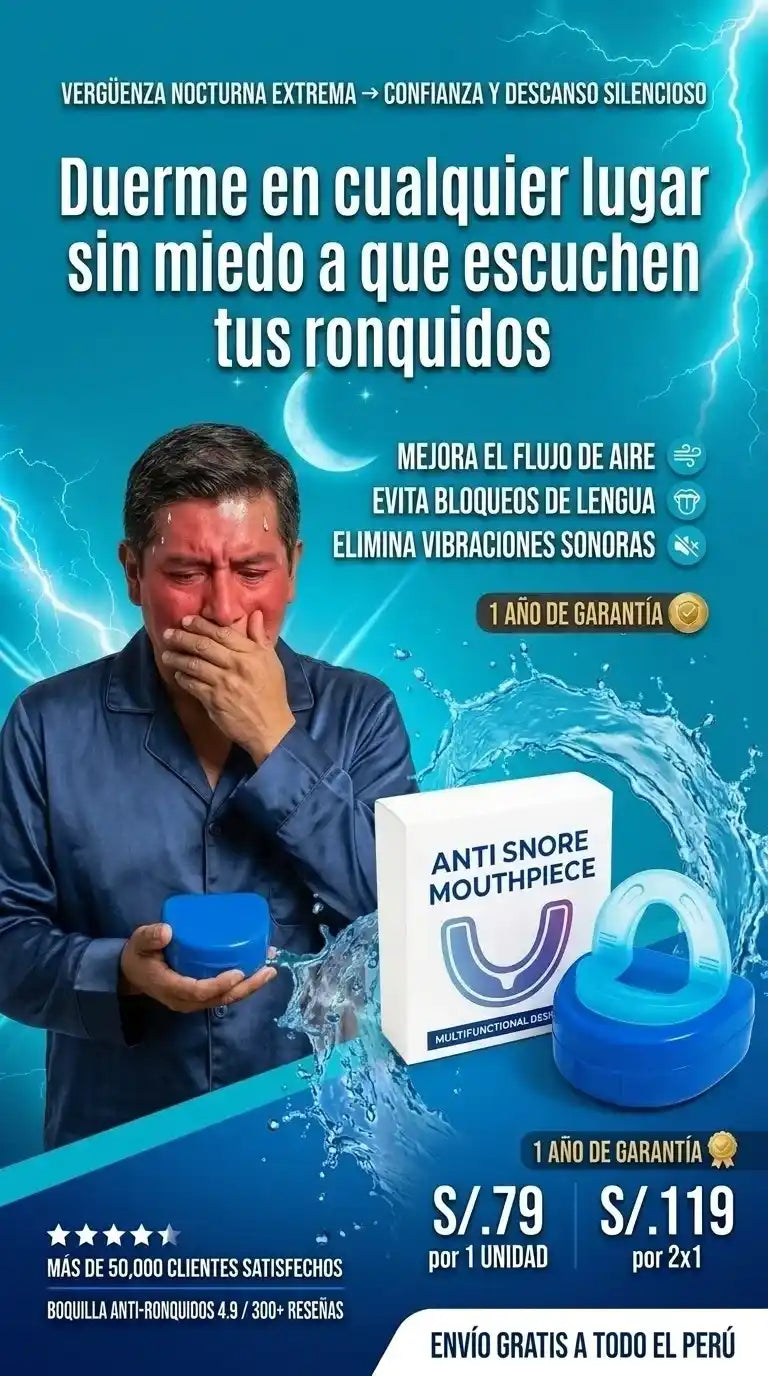 Boquilla Antirronquidos para quitar la verguenza 💤