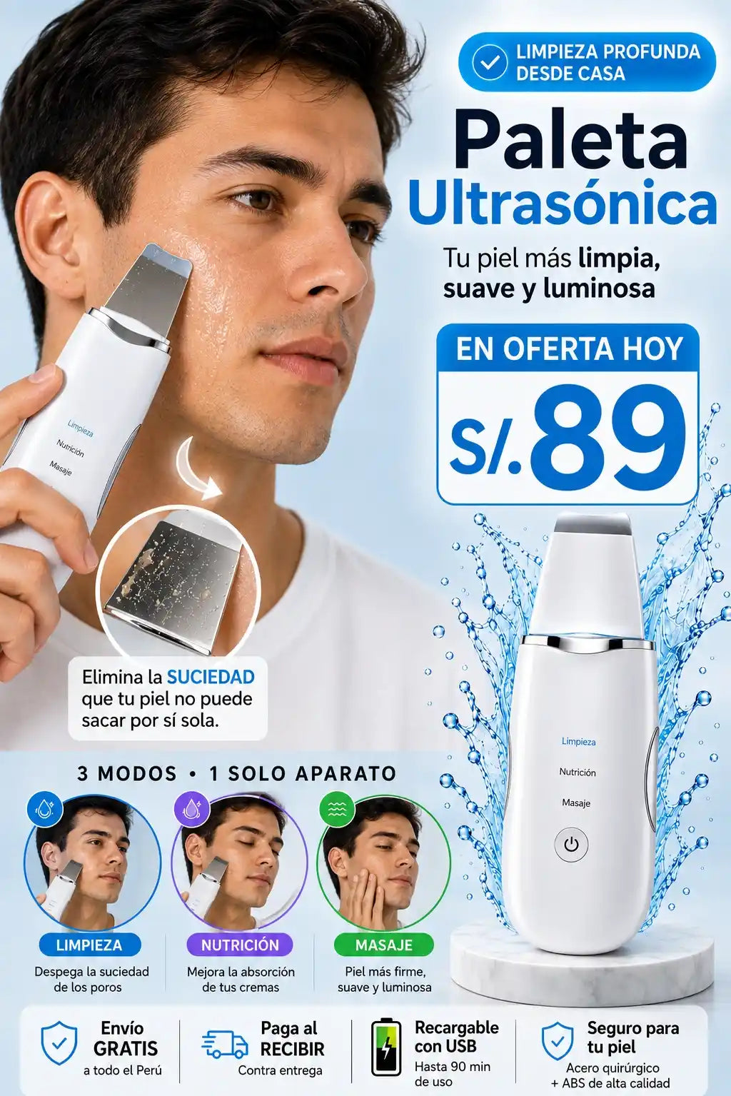 Paleta de Limpieza Facial 🧼